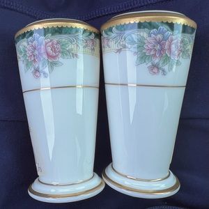 NWT NORITAKE MI AMOR SALT AND PEPPER SHAKERS